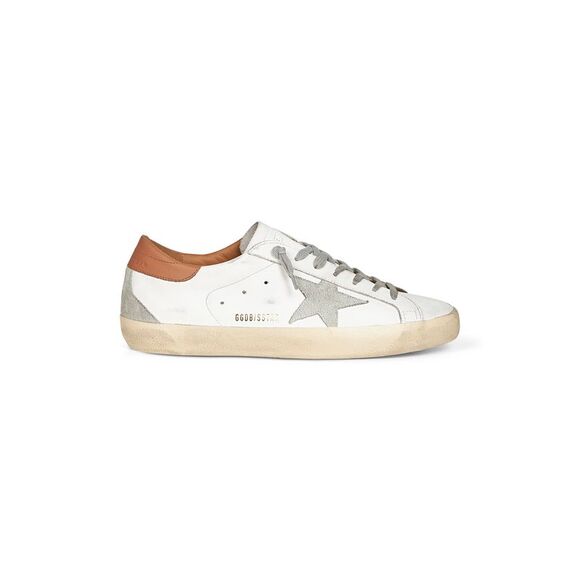 Golden Goose Men White Super-Star Sneakers - Picture 1 of 3